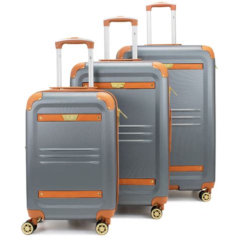 versace 19v69 italia vintage expandable hard spinner luggage set|Versace 1969 italia collection.